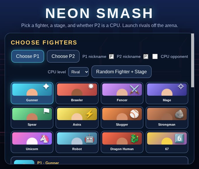 Neon Smash screenshot