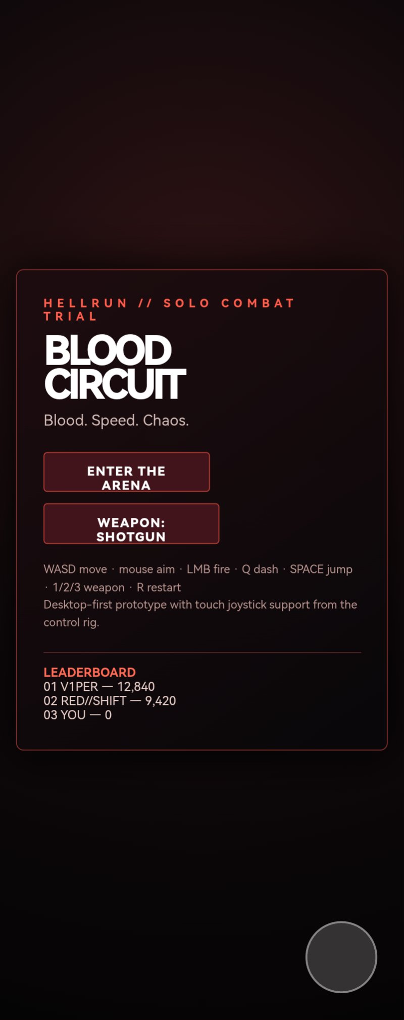 Blood Circuit screenshot