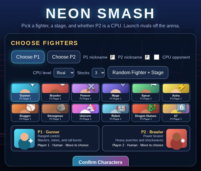 Neon Smash screenshot