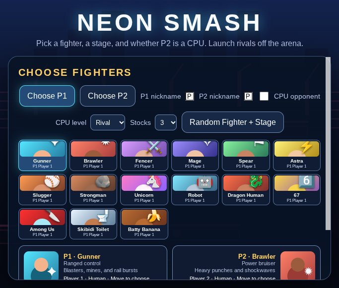 Neon Smash screenshot