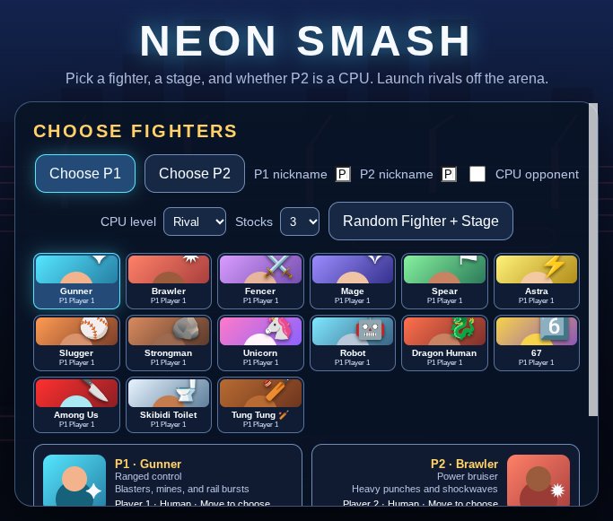 Neon Smash screenshot