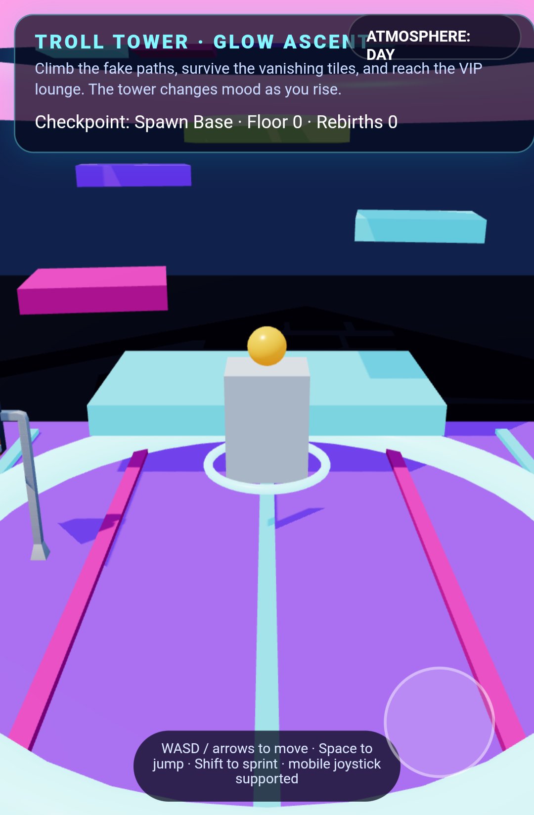 Glow Ascent screenshot