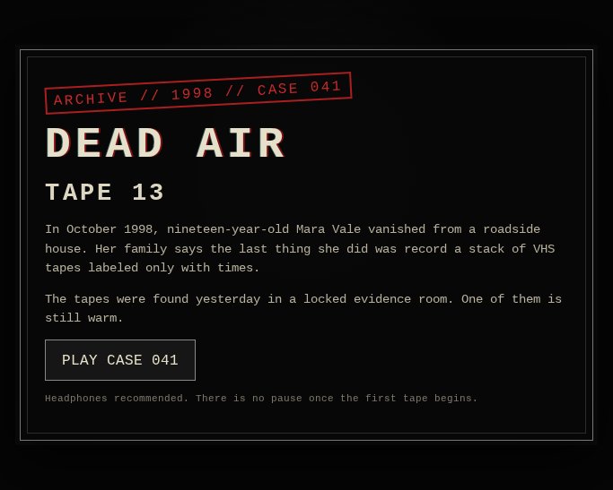 Dead Air