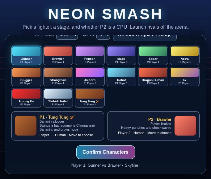 Neon Smash screenshot