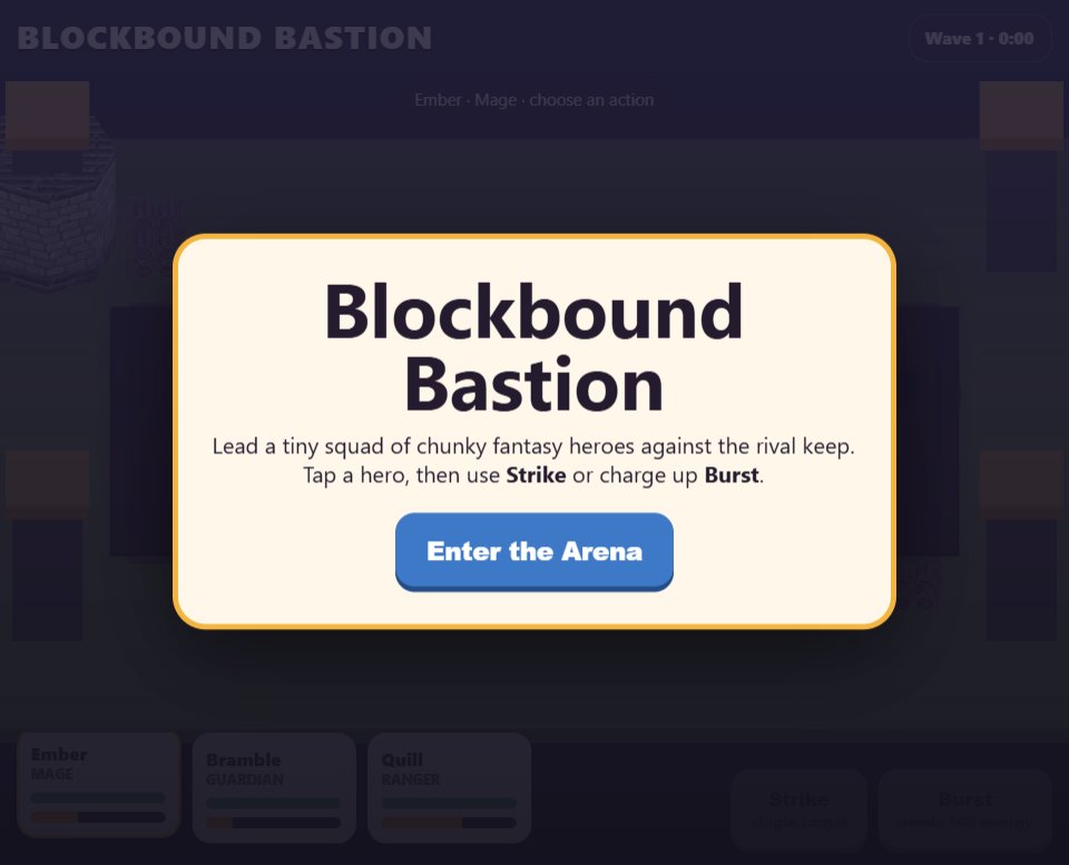 Blockbound Bastion screenshot