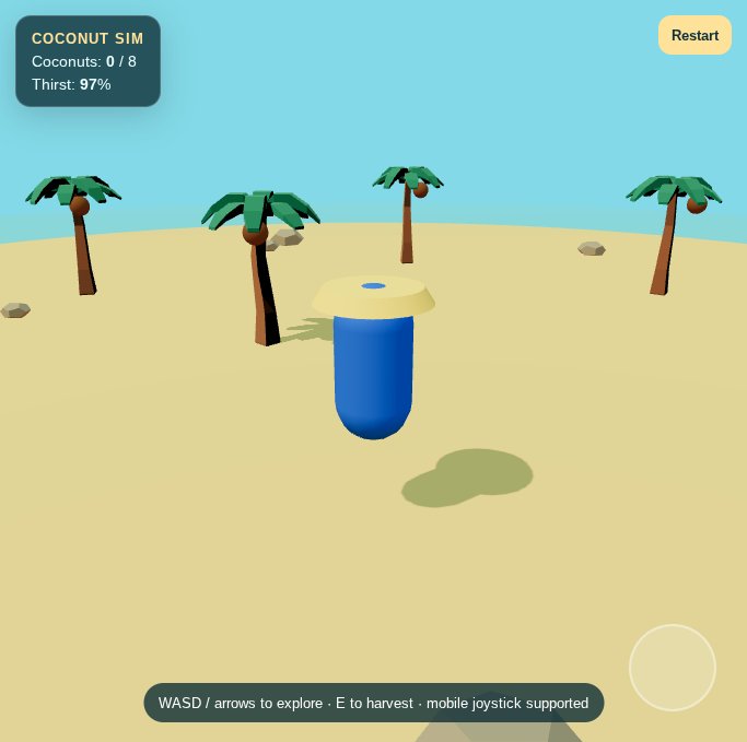 Coconut Sim screenshot