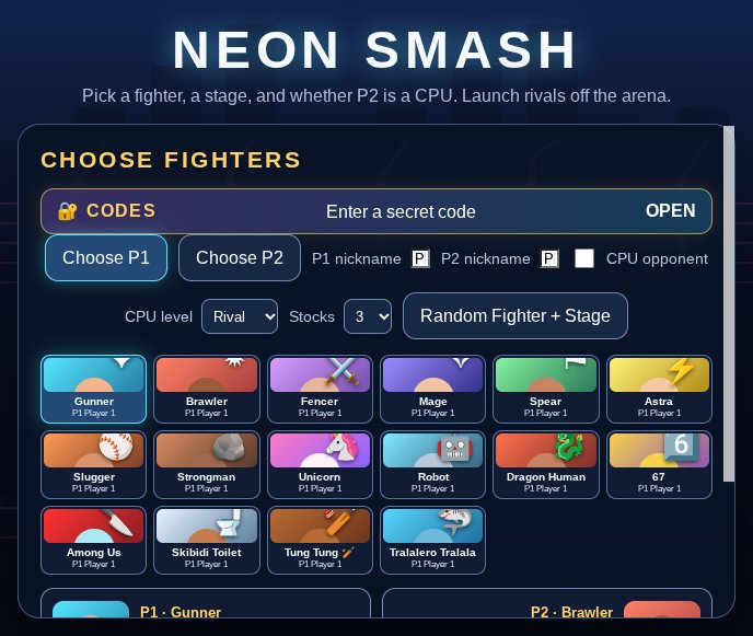 Neon Smash screenshot