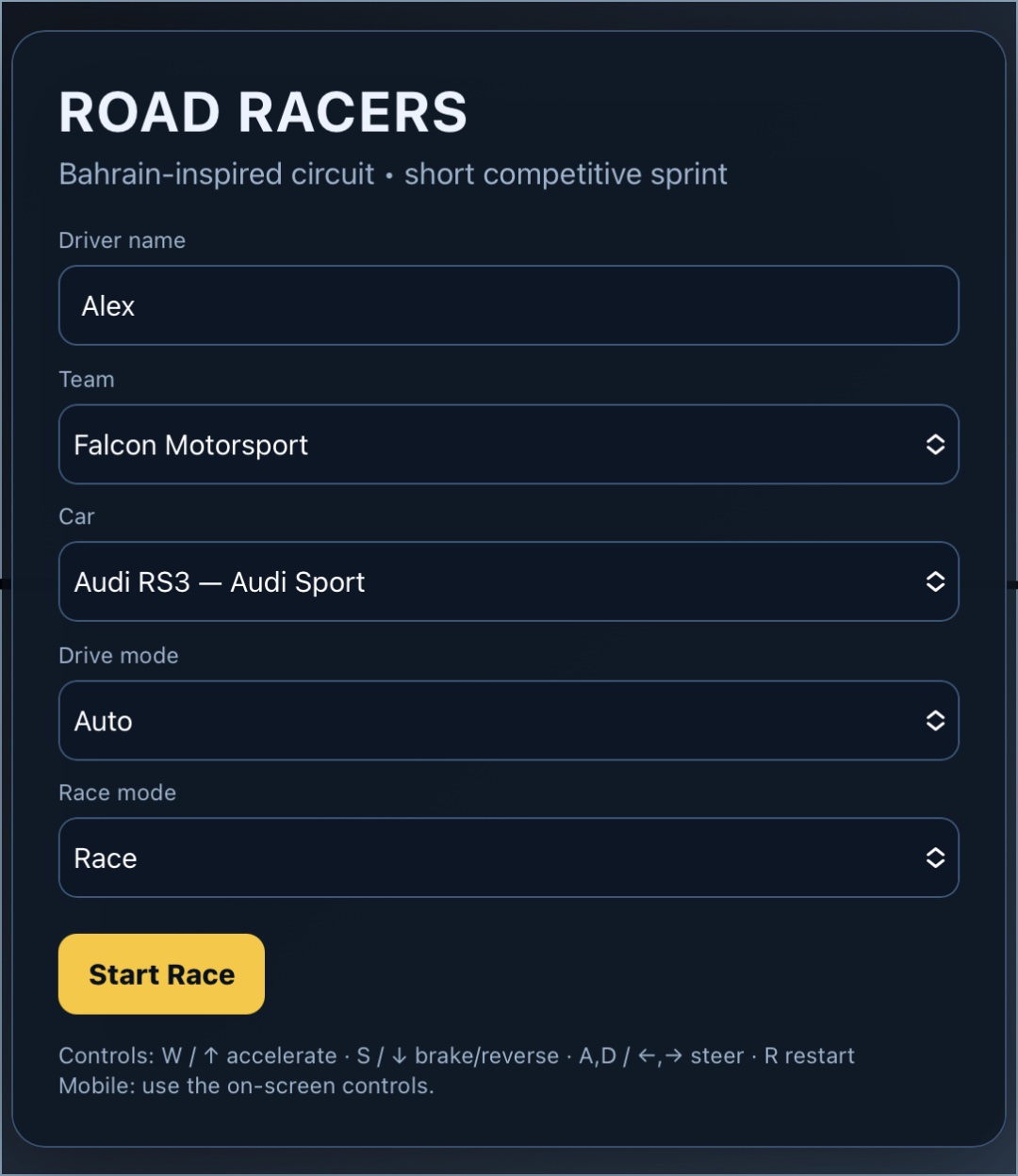 Road Racers screenshot