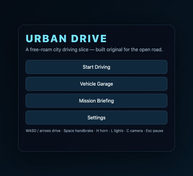 Urban Drive screenshot