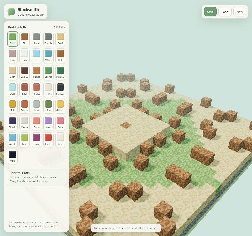Blocksmith Creative screenshot