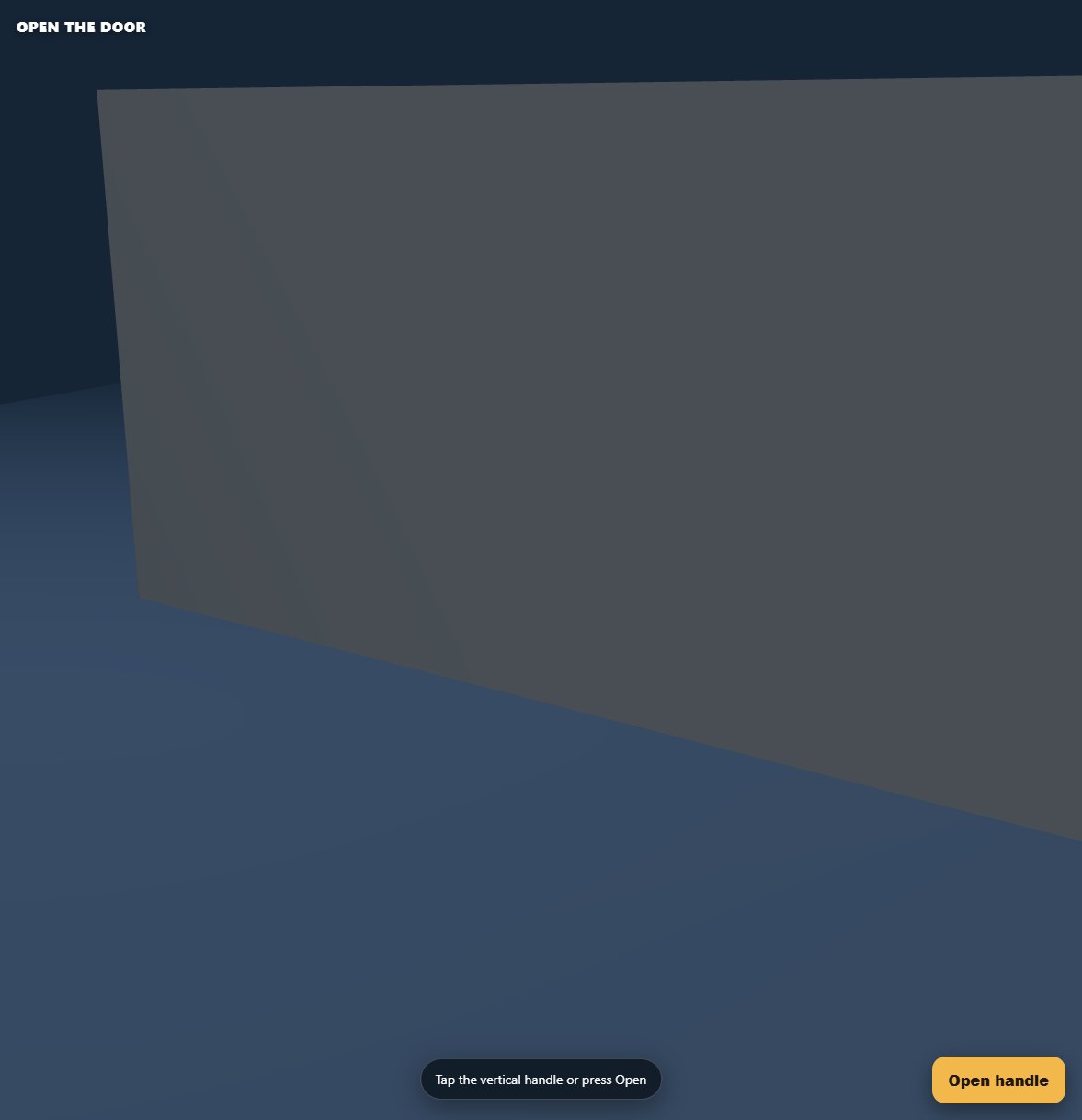 Open the Door screenshot