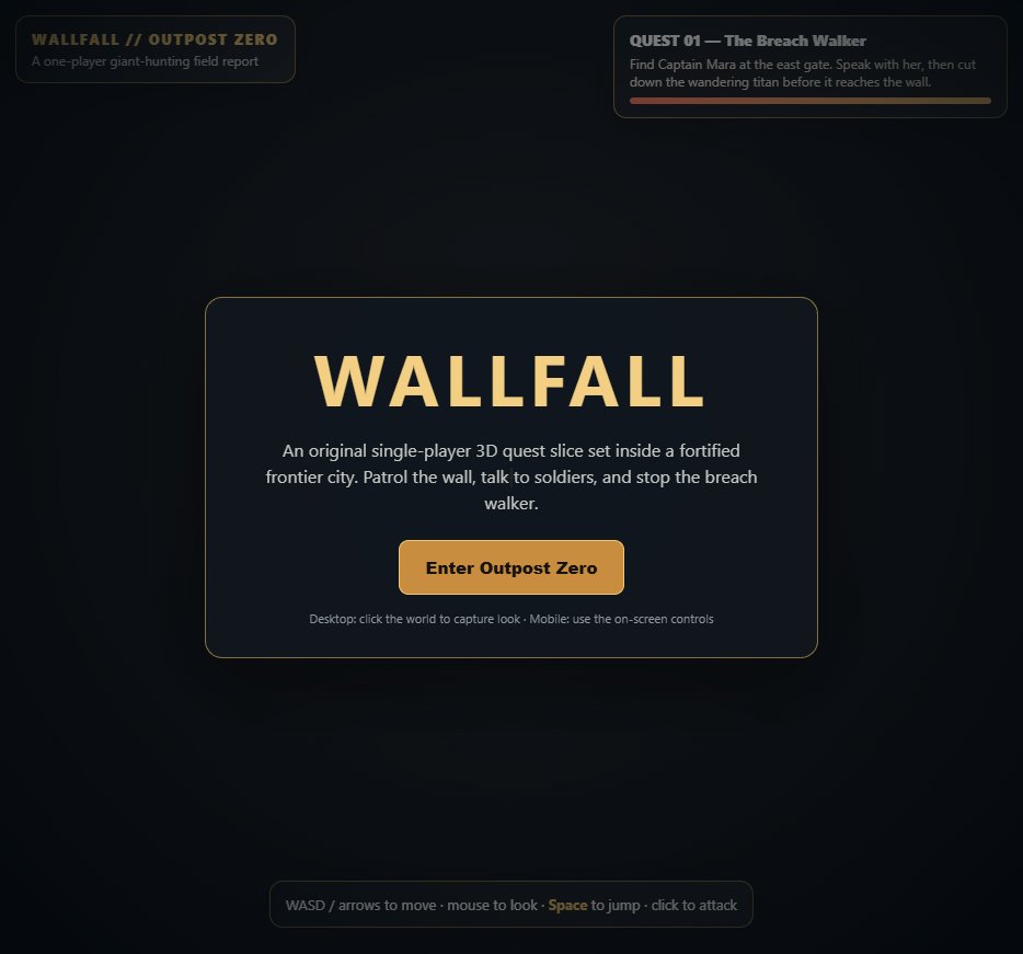 Wallfall screenshot