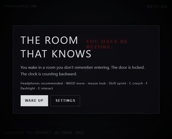 The Room That Knows