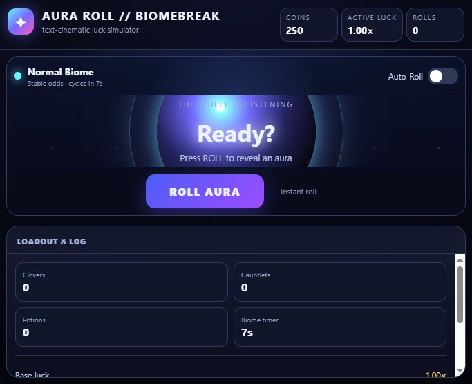 Aura Roll screenshot