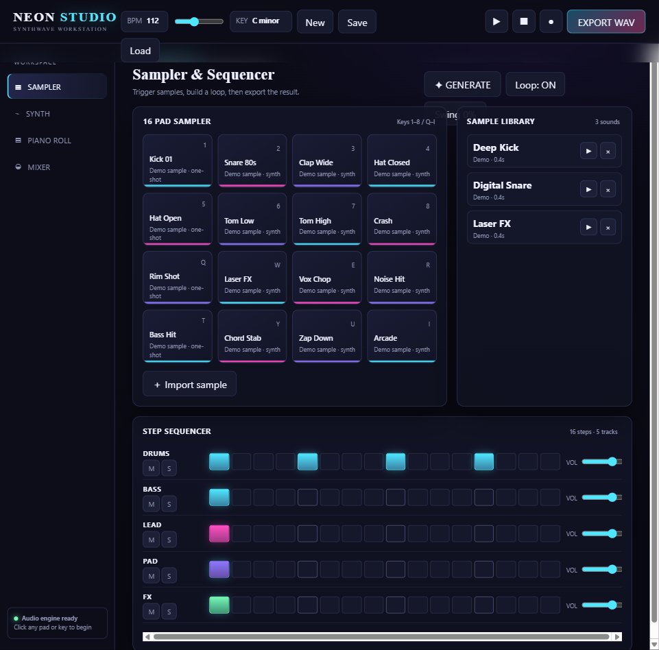 NEON STUDIO screenshot