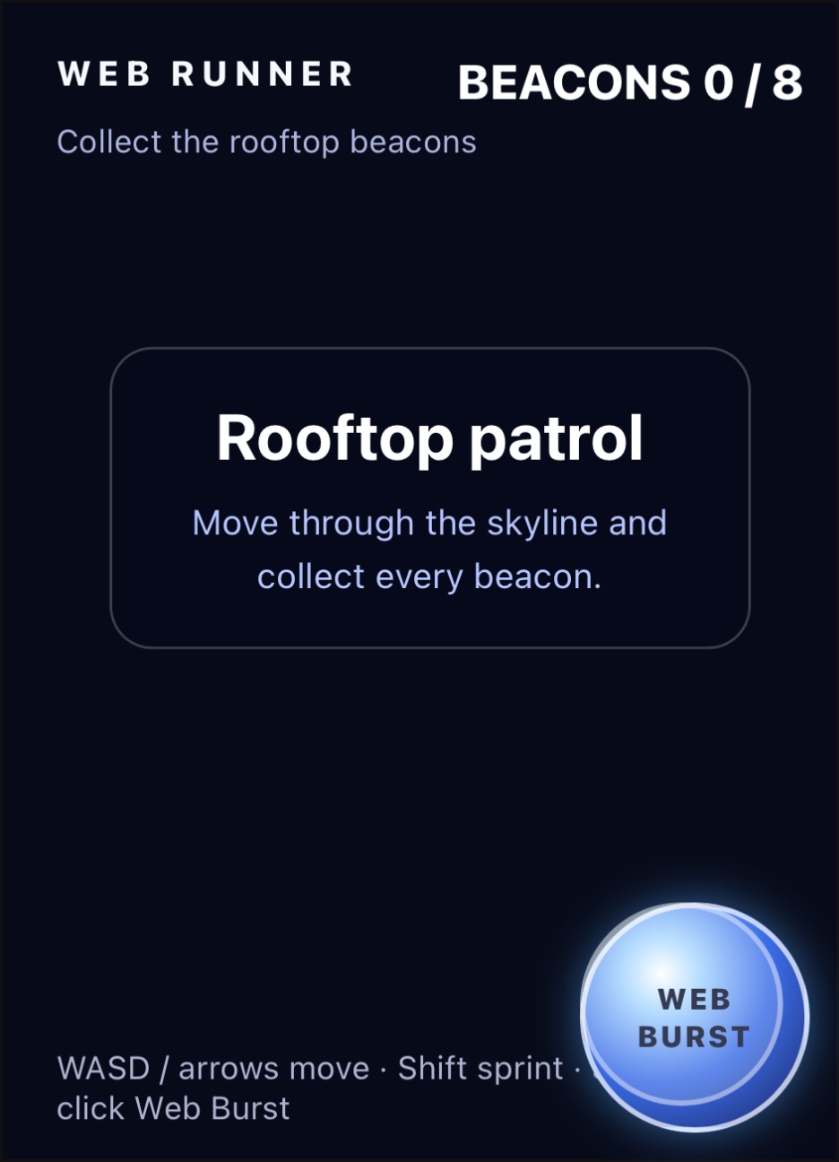 Web Runner screenshot