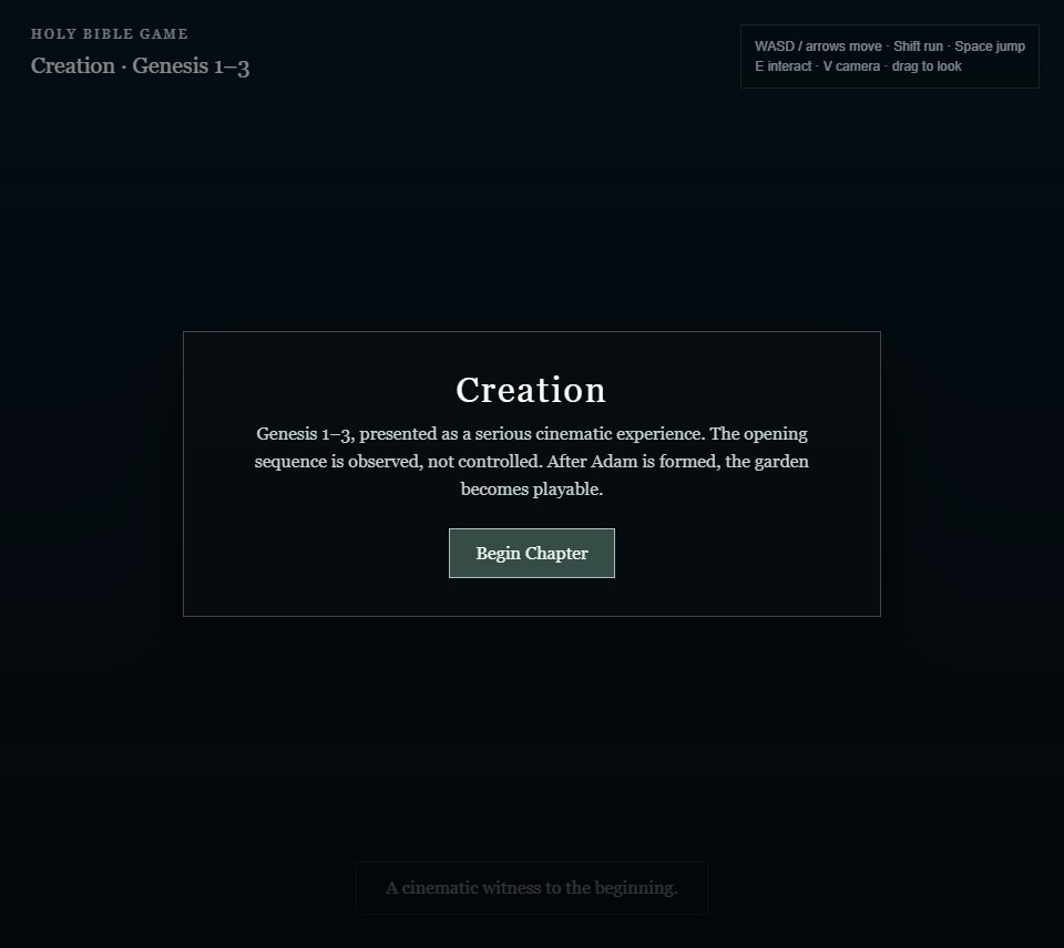 Holy Bible Game screenshot
