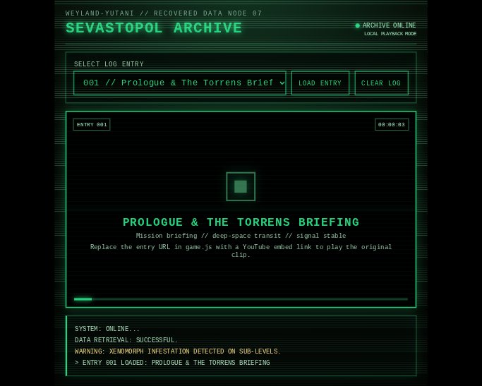 Sevastopol Archive screenshot