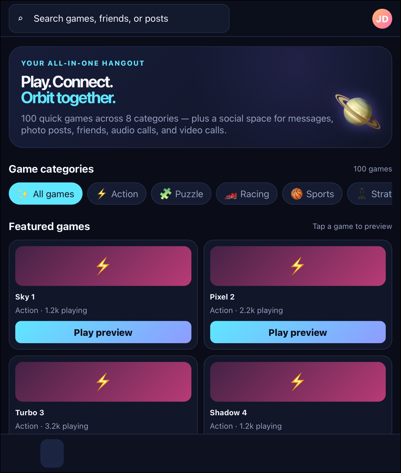 Orbit Arcade screenshot