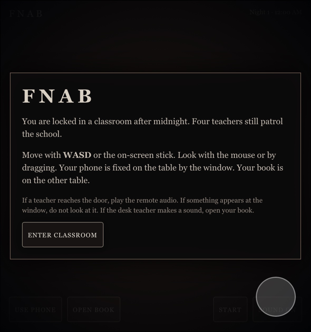 FNAB screenshot