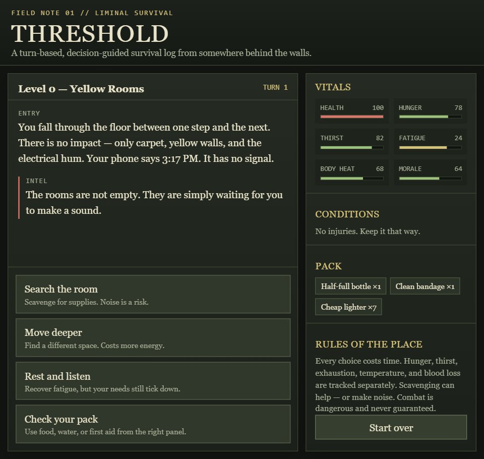 Threshold screenshot