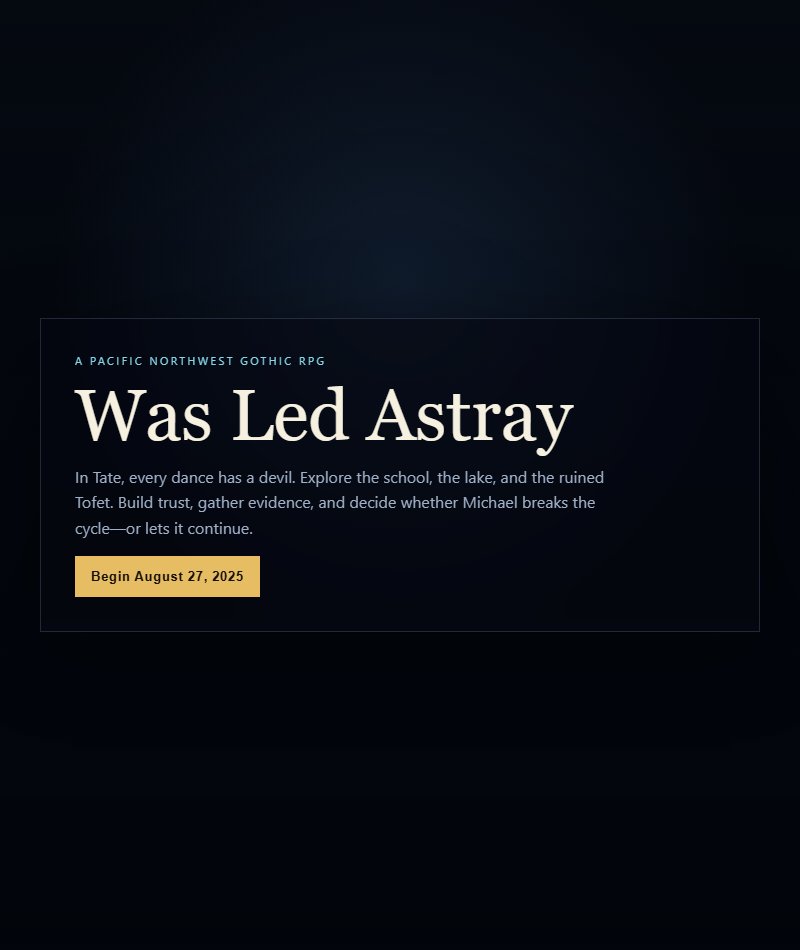 Was Led Astray screenshot