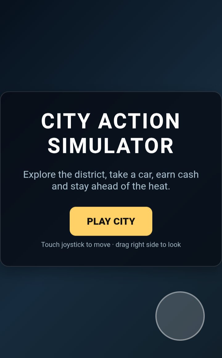 City Action Simulator screenshot
