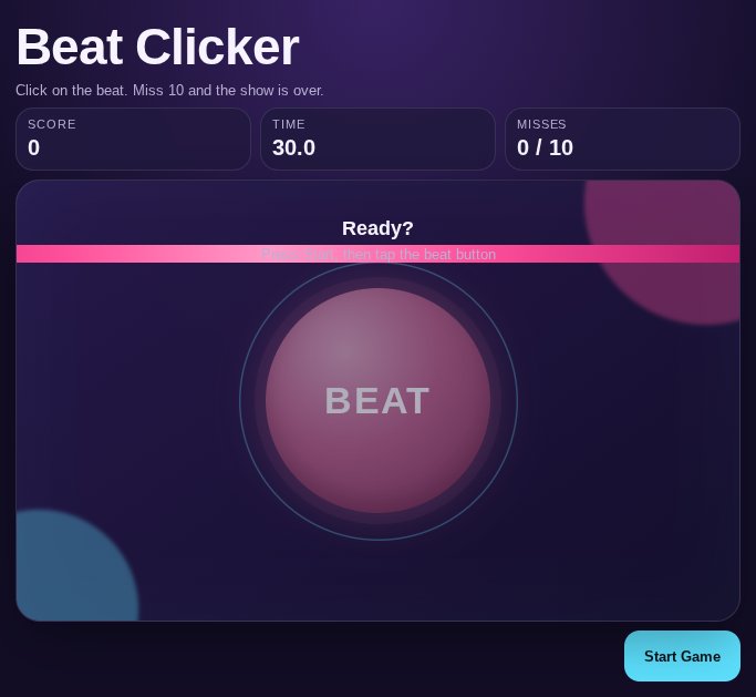Beat Clicker screenshot