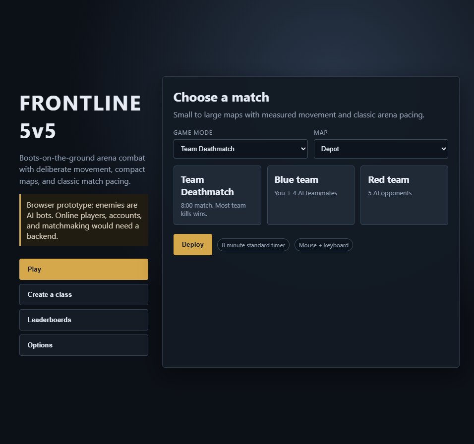 Frontline 5v5 screenshot