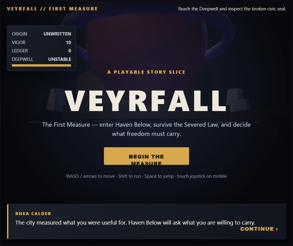 Veyrfall screenshot