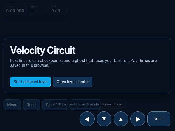 Velocity Circuit screenshot