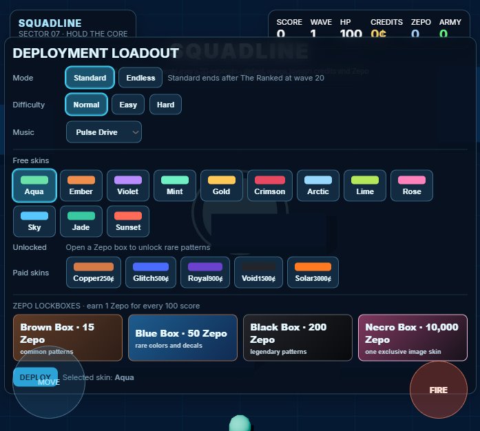 Squadline screenshot