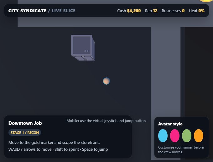 City Syndicate screenshot