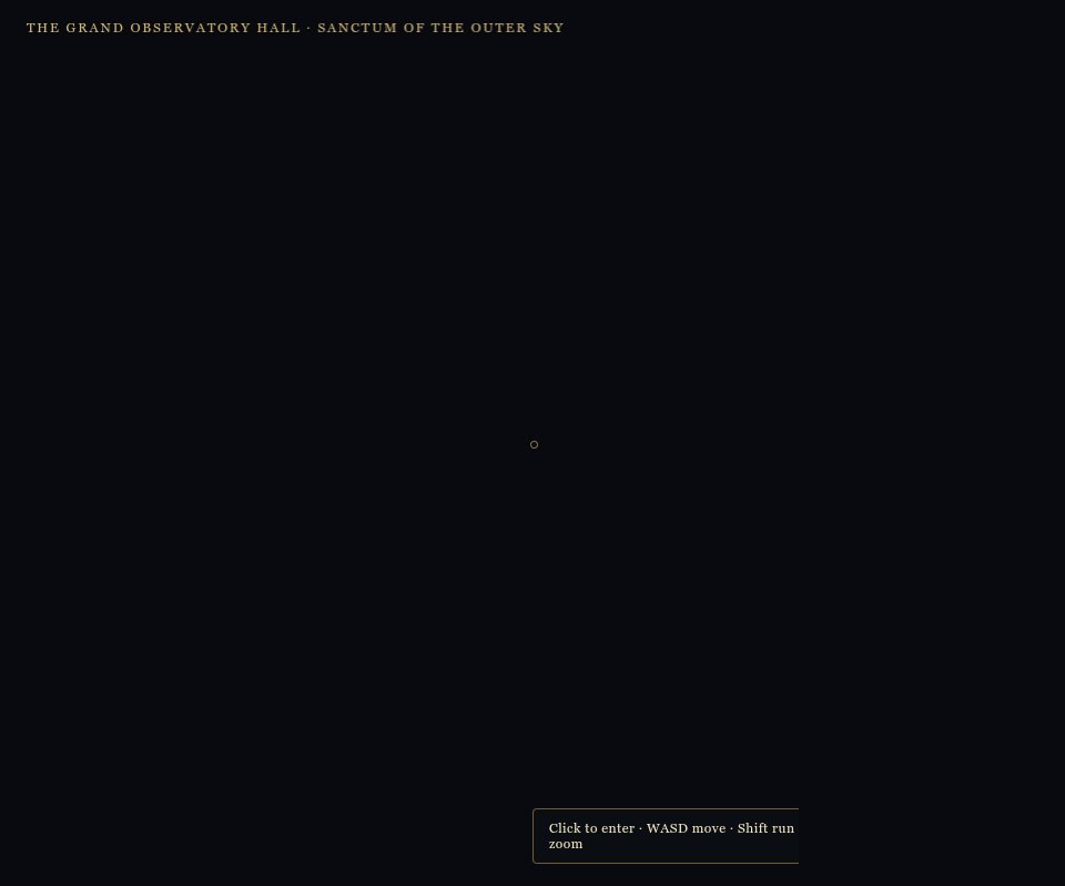 Grand Observatory Hall screenshot