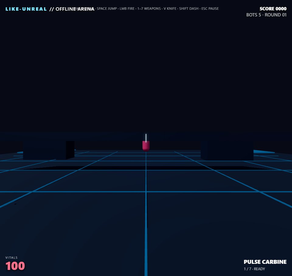 Like Unreal screenshot