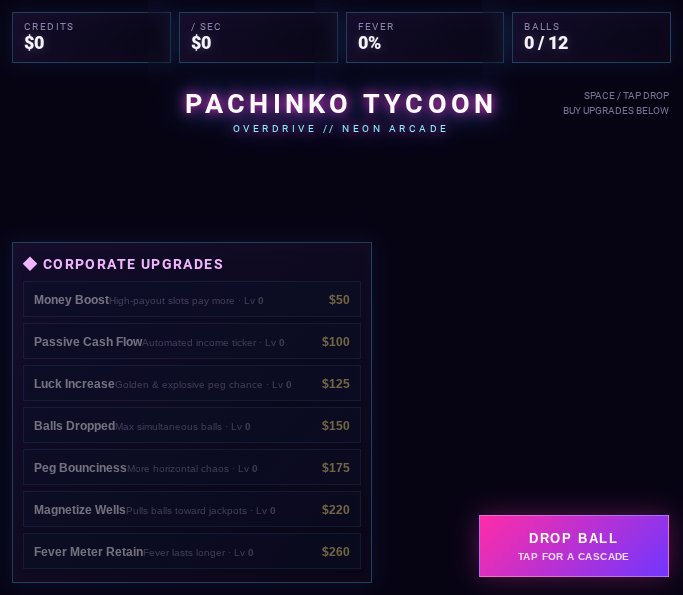Pachinko Overdrive screenshot