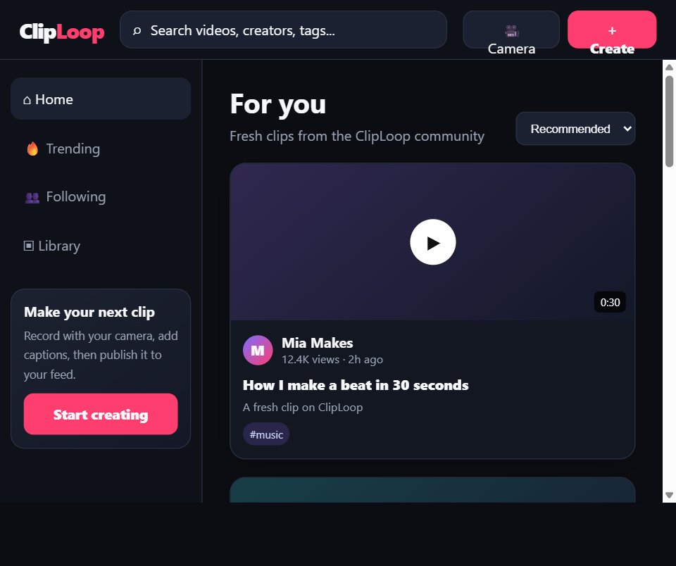 ClipLoop screenshot