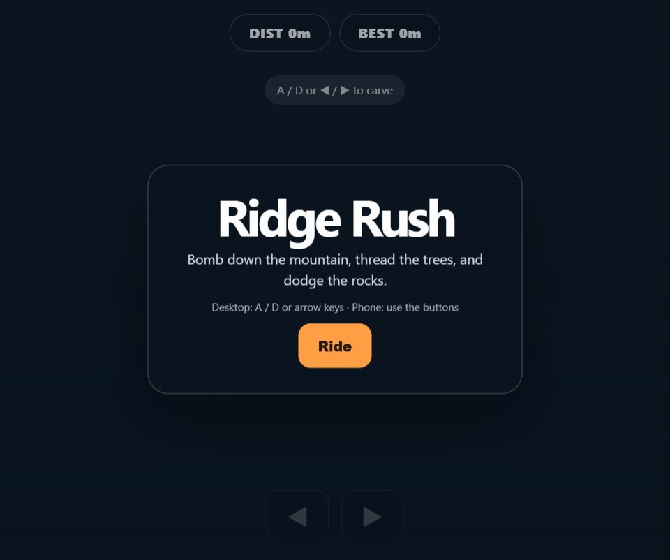 Ridge Rush screenshot