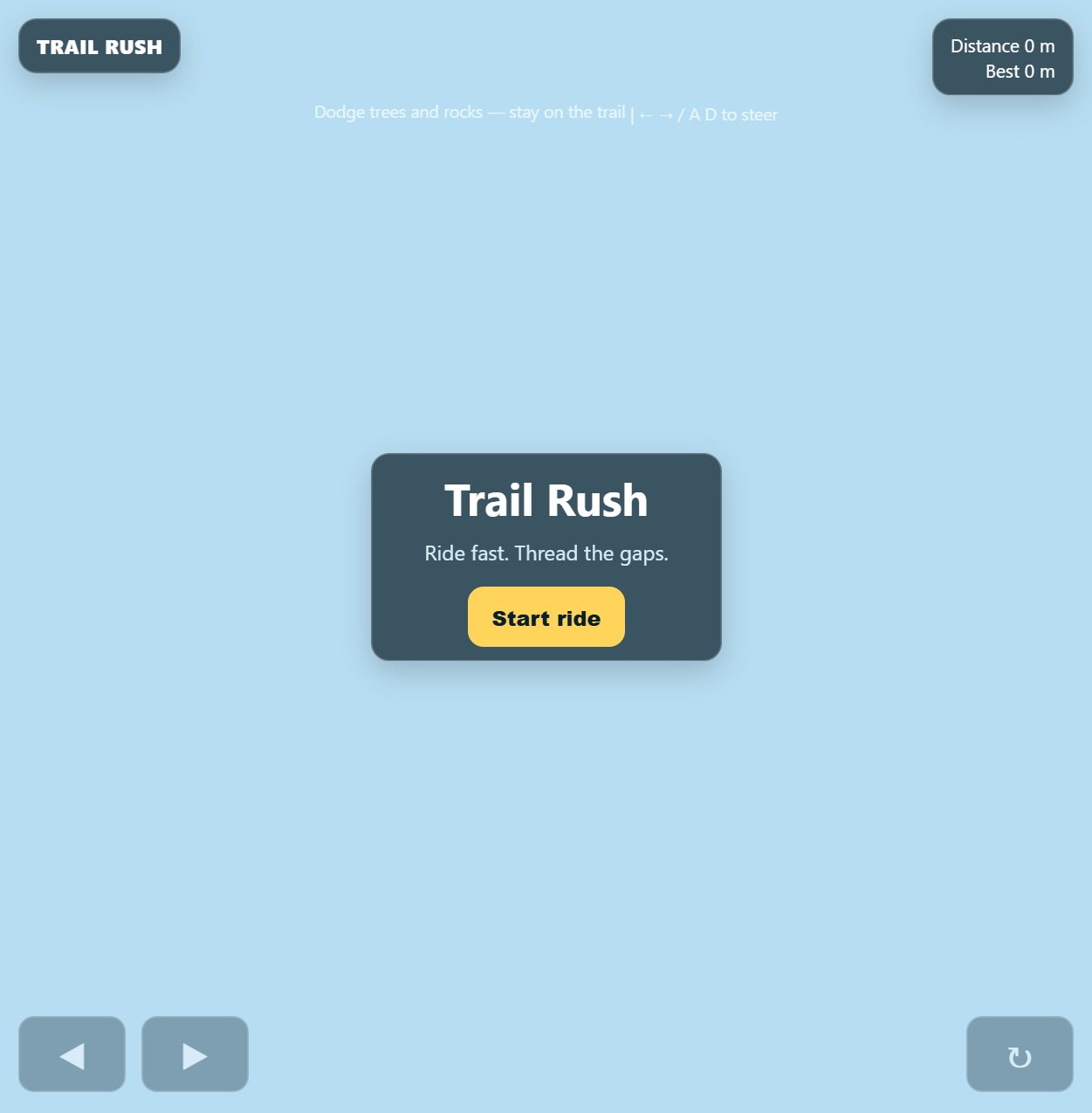Trail Rush screenshot