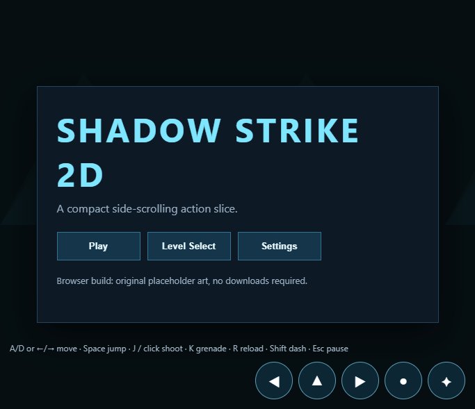 Shadow Strike 2D screenshot