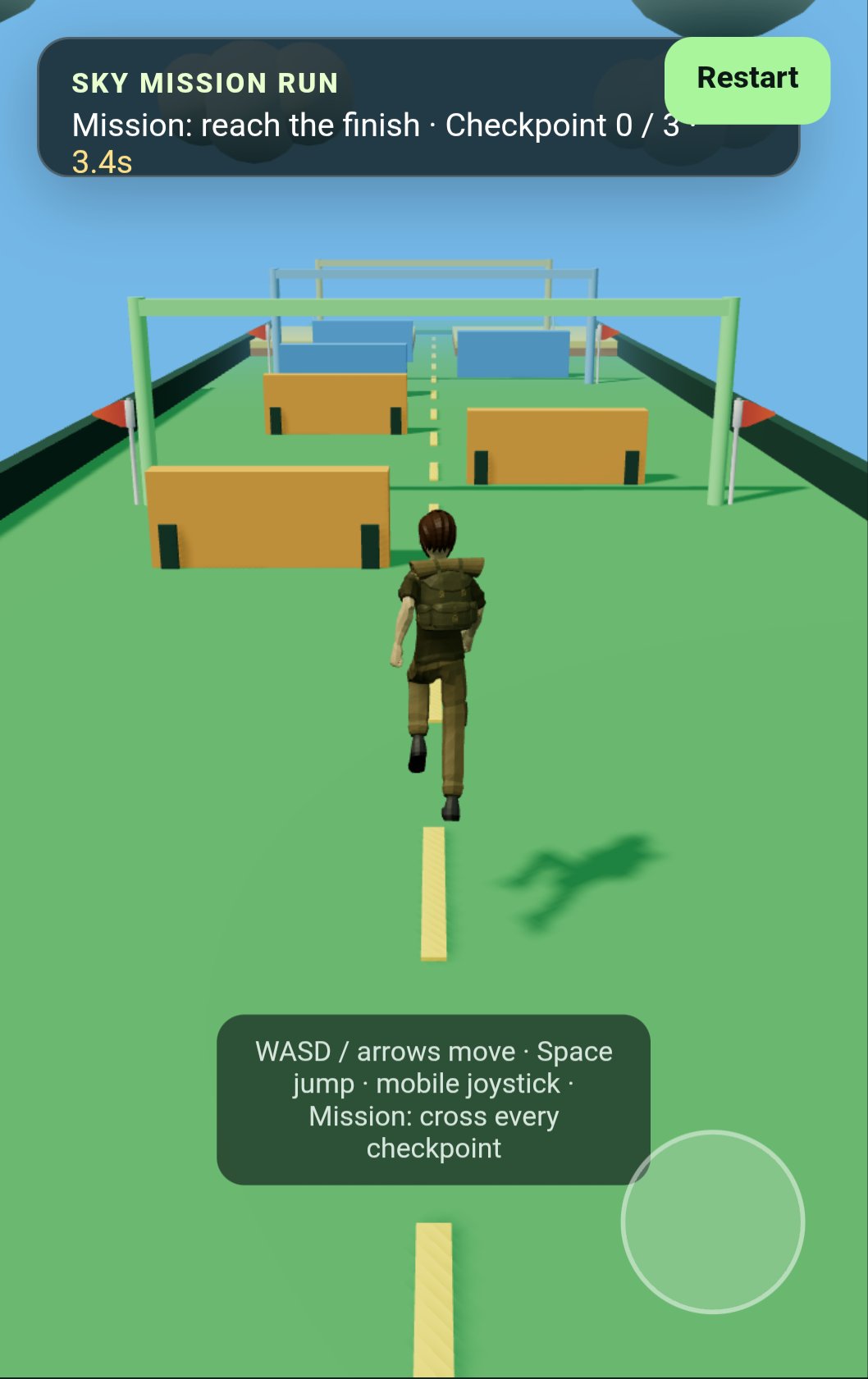 Sky Mission Run screenshot