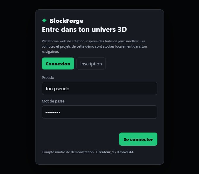 BlockForge screenshot