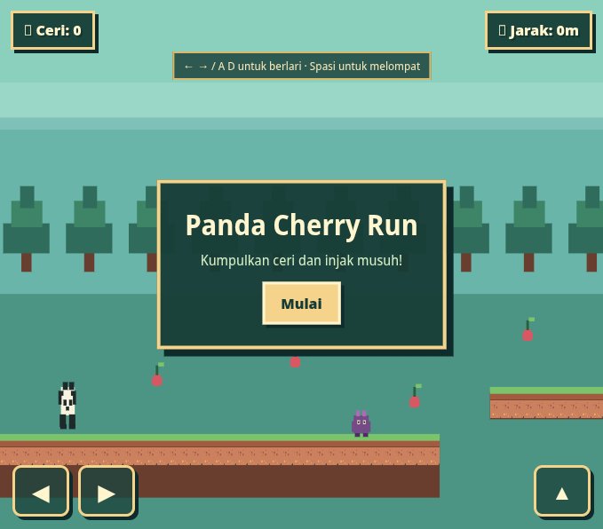 Panda Cherry Run screenshot