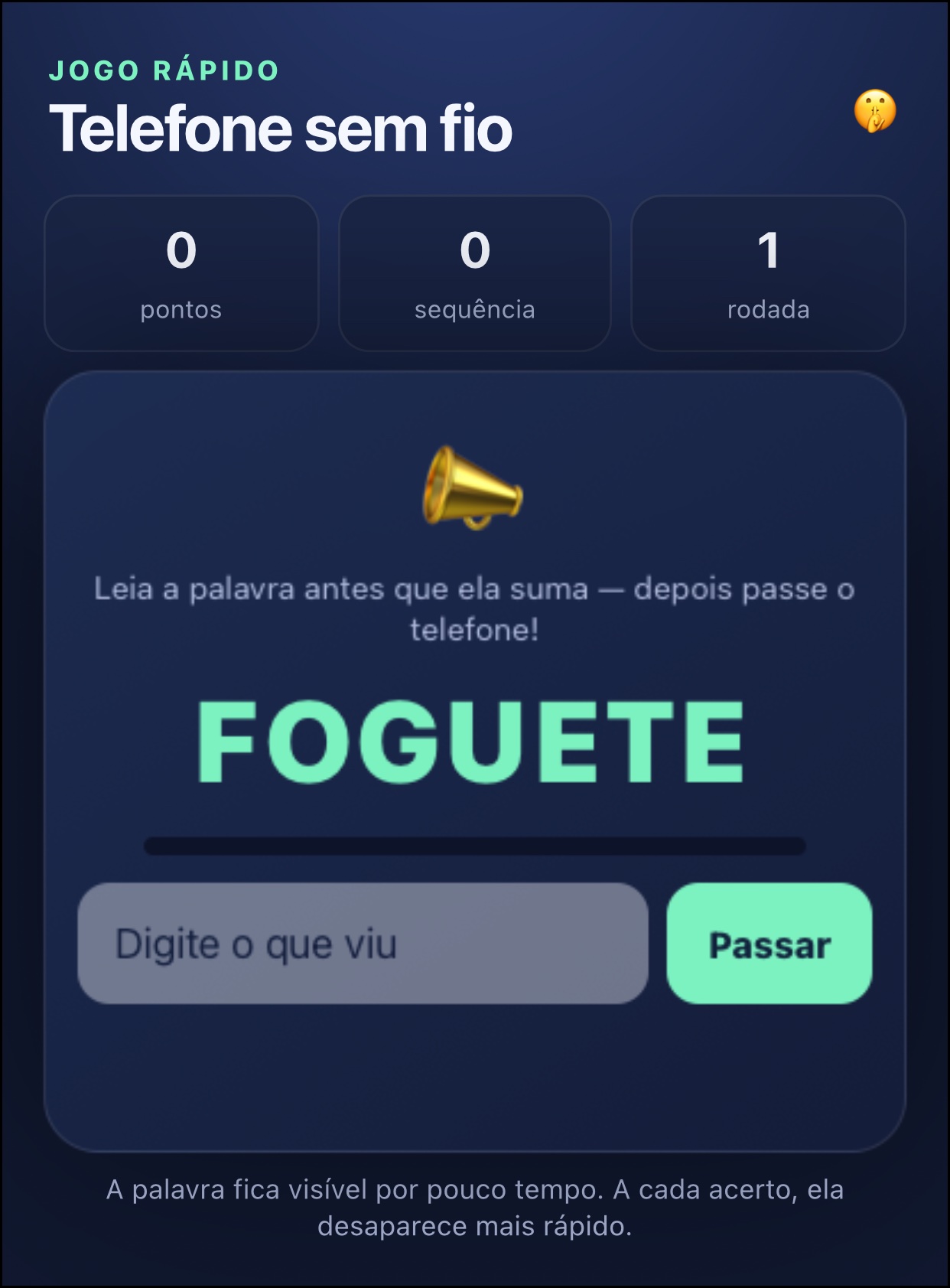 Telefone Sem Fio screenshot