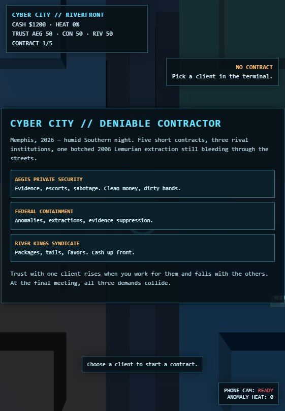 Cyber City screenshot