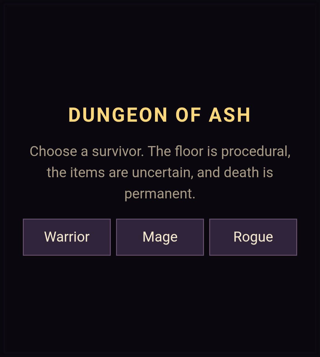 Dungeon of Ash screenshot