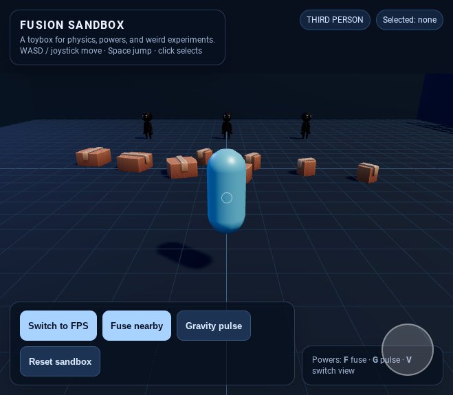 Fusion Sandbox screenshot