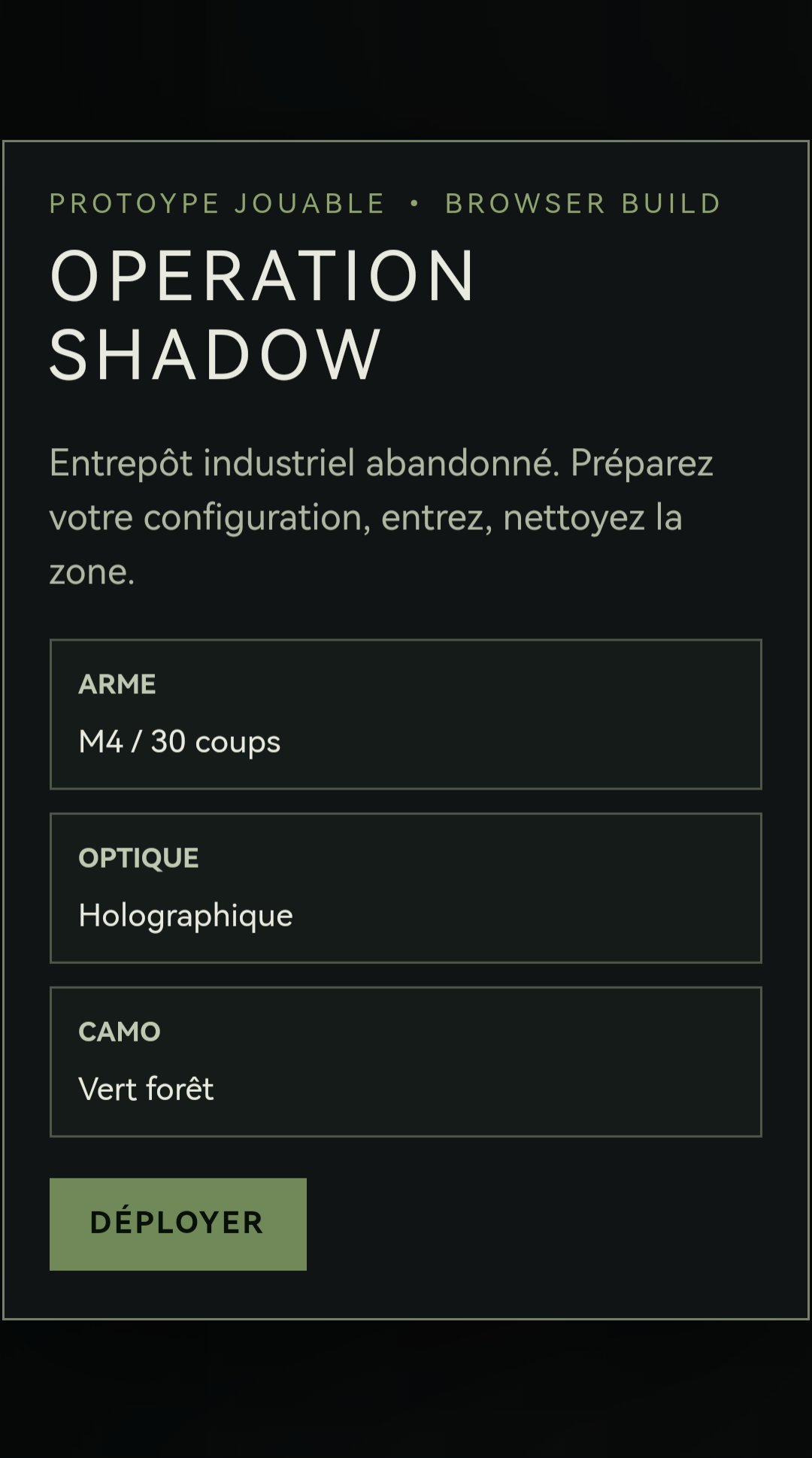 Operation Shadow screenshot
