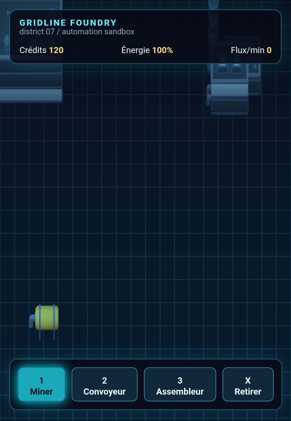Gridline Foundry screenshot