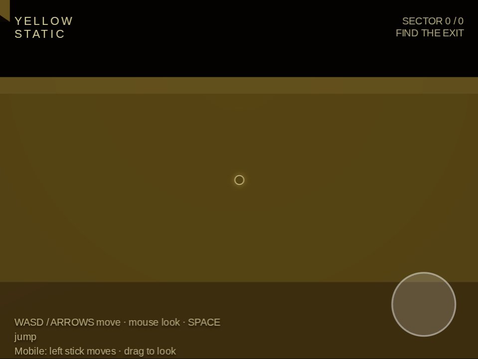 Yellow Static screenshot